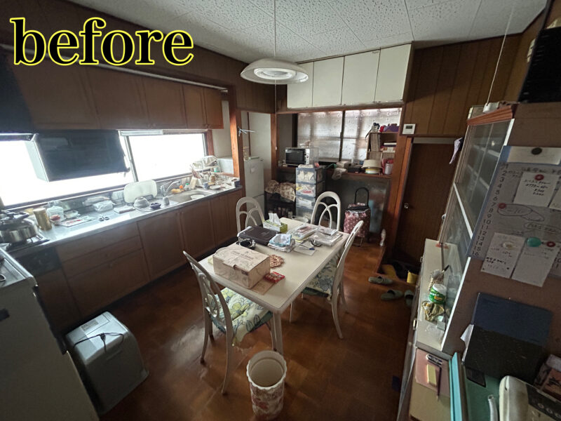 【京都府舞鶴市の遺品整理】解体前の家財整理作業をご依頼頂きました　 - Before